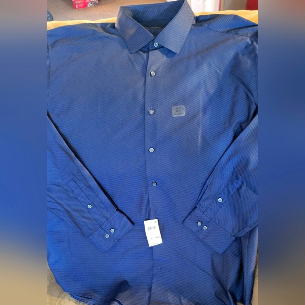 Mens' Alfani Dress Shirt- XXL NWT